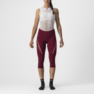 Pantaloni 3/4 Castelli Velocissima 3 Knicker, de dama, Visiniu/Roz, M - Img 9