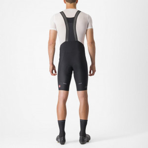 Pantaloni scurti cu bretele Castelli Espresso, Negru, XL - Img 2