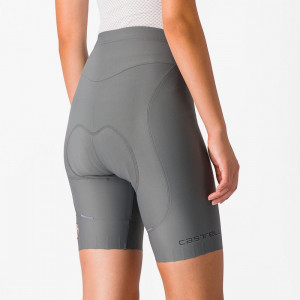 Pantaloni scurti cu bretele Castelli Espresso W, de dama, Antracit, M - Img 4