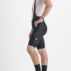 Pantaloni scurti cu bretele Castelli Unlimited Cargo, pentru barbati, negru, XXL - Img 6