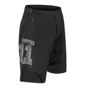 Pantaloni scurti Force MTB-11 bazon detasabil Negru/Antracit L - Img 7
