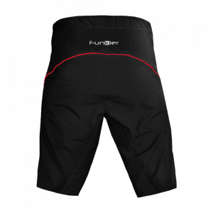 Pantaloni scurti FUNKIER Lucca Pro Kids - Black/Red 12 - Img 2