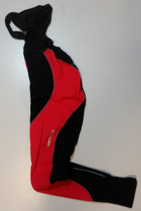 PANTALONI SHIMANO PERFORMANCE PREMIUM WFG CU BRETELE FARA BAZON NEGRU/ROSU