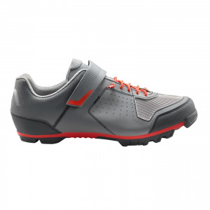 PANTOFI CICLISM CUBE MTB PEAK GREY CHERRY TOMATO 44 - Img 2