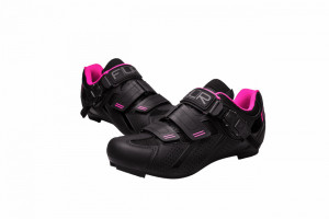 Pantofi ciclism FLR F-15 III Pro Road - Negru/Roz 37 - Img 2