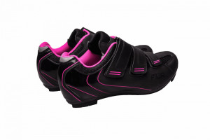Pantofi ciclism FLR F-35 III Pro Road - Negru/Roz 39 - Img 2