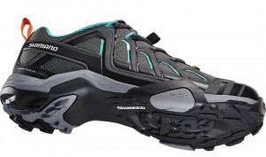 PANTOFI CICLISM SHIMANO MTB-TOURING SH-WM34GJ LADIES W/CLEAT BLACK/GREEN (16) - Img 3