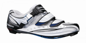 PANTOFI CICLISM SHIMANO ROAD SH-R190 WHITE/BLUE