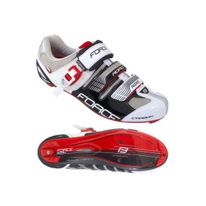 Pantofi Force Road Carbon negru/alb 42