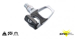PEDALE SHIMANO DURA-ACE(03) PD-7800 SPD-SL FARA DISPOZ. REFLECTORIZANT CU PLACUTE (SM-SH11) AMBALAT IND.