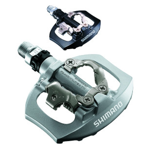 PEDALE SHIMANO PD-A530 SPD FARA CATADIOPTRII INCL. PLACUTE (SM-SH51) AMBALAT IND.