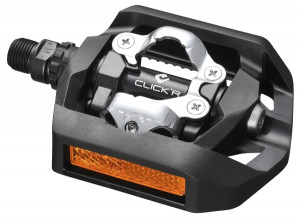 PEDALE SHIMANO PD-T420 CLICK-R CU CATADIOPTRII INCL. PLACUTE SM-SH56 AMBALAT IND.