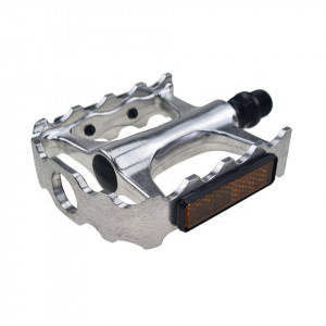 Pedale Union SP-160 AM 1-piece aluminiu argintiu filet 9/16 - Img 2