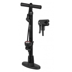 Pompa podea Force Tourist 2.0 Steel 11 Bar neagra - Img 1