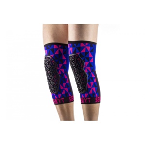Protectii genunchi Seryt Arlecchino Pink Blue S - Img 9