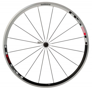 ROATA SHIMANO WH-RS30 FATA 16H OLD 100MM JANTA CLINCHER ARGINTIE CU BANDA AMBALAT IND.