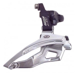 SCHIMBATOR FATA SHIMANO LX FD-M571 TRIPLU PT. 9 VIT. PE SPATE DOWN SWING TRAGERE DE SUS COLIER 34.9MM UNGHI CS 66-69 VRAC