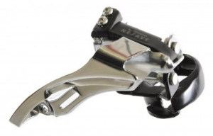 SCHIMBATOR FATA SHIMANO NEXAVE FD-T300-E TRIPLU TOP SWING TRAGERE DE JOS PT. 8 VIT. PE SPATE COLIER 31.8MM PT. BB BSA PT. 42T UNGHI CS 63-66 VRAC