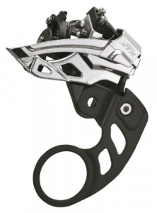 SCHIMBATOR FATA SHIMANO XTR FD-M985-E PT. ANGRENAJ DUBLU 44-40T E-TYPE TOP SWING TRAGERE DUBLA ORIGINAL SETTING PT. 42T TOP UNGHI CS 66-69 AMBALAT IND.