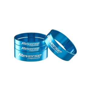 Set distantiere Reverse Ultra-Light 1.1/8 aluminiu albastru deschis