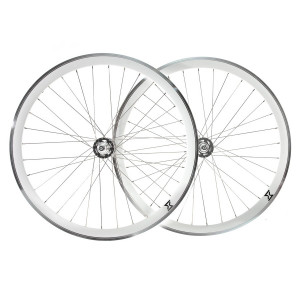 Set Roti Single Speed/Fixie SXT 700-32H 40 mm Alb