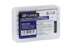 Snururi pentru kit de reparatie tubeless Force 5+5 buc, maro - Img 3
