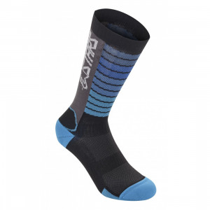 Sosete Alpinestars Drop Socks 22 Black/Aqua M - Img 2