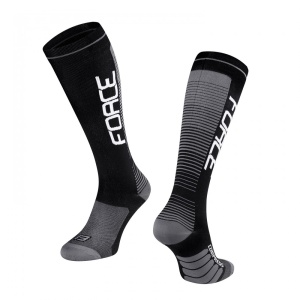 Sosete Force F Compress, negru/gri XXL (48-50) - Img 1