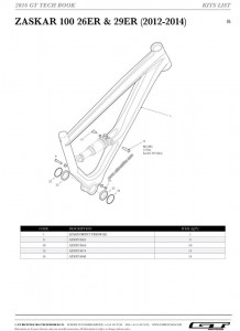 Surub pivotare GT Zaskar M4 Male V2 1x