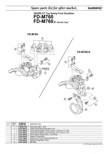 SURUBURI DE COLIER SHIMANO FD-M760 M5 X 18.5 - Img 2