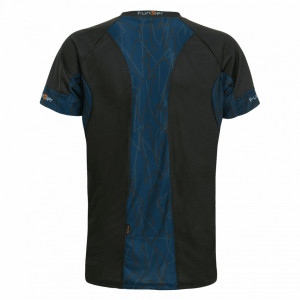 Tricou alergare FUNKIER Cassoti - Negru/Albastru L