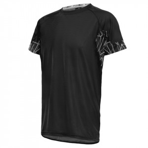 Tricou alergare FUNKIER Cassoti - Negru/Gri M - Img 2