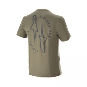 Tricou Alpinestars Vert Tech SS Olive XL - Img 4