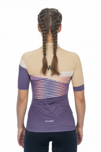TRICOU CICLISM CUBE TEAMLINE WS JERSEY S/S VIOLET SAND S (36) - Img 3