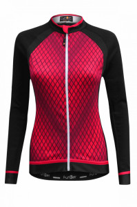 Tricou Ciclism FUNKIER Luciana-L Pro (L/S) - Roz L - Img 3