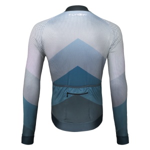 Tricou Ciclism FUNKIER Piacenza-L-2 Pro Men (L/S) - Blue 2XL - Img 4