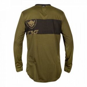 Tricou Ciclism TSG Waft (L/S) - Olive XL - Img 2