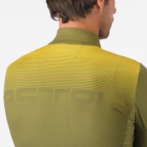Tricou cu maneca lunga Castelli Apice Thermal Salvie/Albastru/Mango Mojito M - Img 4