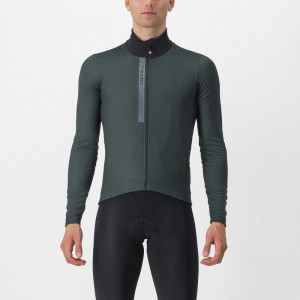 Tricou cu maneca lunga Castelli Entrata Thermal, Verde Inchis, S
