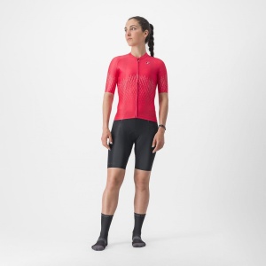 Tricou cu maneca scurta Castelli Aero PRO W, de dama, Portocaliu, S - Img 6