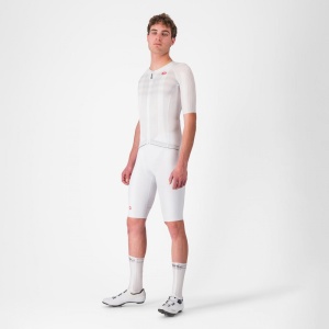 Tricou cu maneca scurta Castelli Aero Race 8S, pentru barbati, alb, XXL - Img 5
