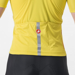 Tricou cu maneca scurta Castelli Classifica, Galben, L - Img 2