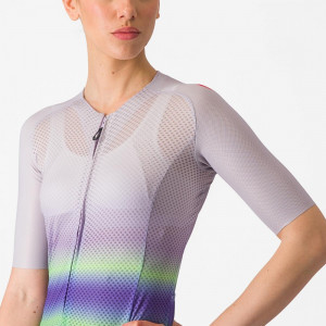 Tricou cu maneca scurta Castelli Climbers 4.0 W, de dama, Violet/Vernil/Mov, M - Img 7