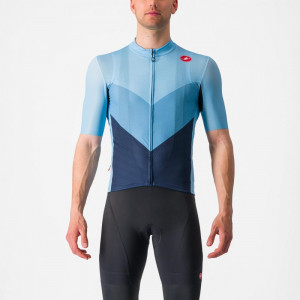 Tricou cu maneca scurta Castelli Endurance PRO 2, Bleu/Albastru/Bleumarin, XXL