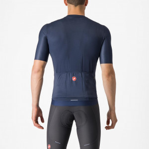 Tricou cu maneca scurta Castelli Espresso, Indigo, XL - Img 2