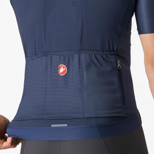 Tricou cu maneca scurta Castelli Espresso, Indigo, XL - Img 7