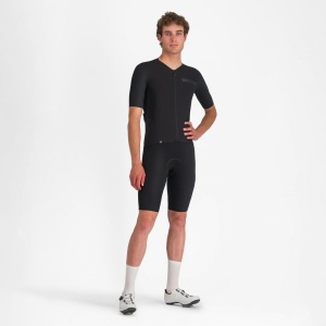 Tricou cu maneca scurta Castelli Premio EVO, pentru barbati, negru deschis/negru, L - Img 3