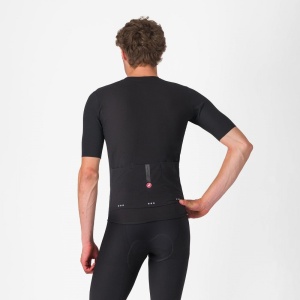 Tricou cu maneca scurta Castelli Premio EVO, pentru barbati, negru deschis/negru, XXL - Img 4