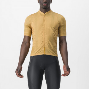 Tricou cu maneca scurta Castelli Unlimited Terra, Galben, M