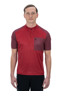 TRICOU CUBE ATX JERSEY HALF ZIP S/S RED - Img 2